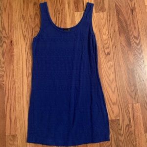 Topshop body con dress royal blue